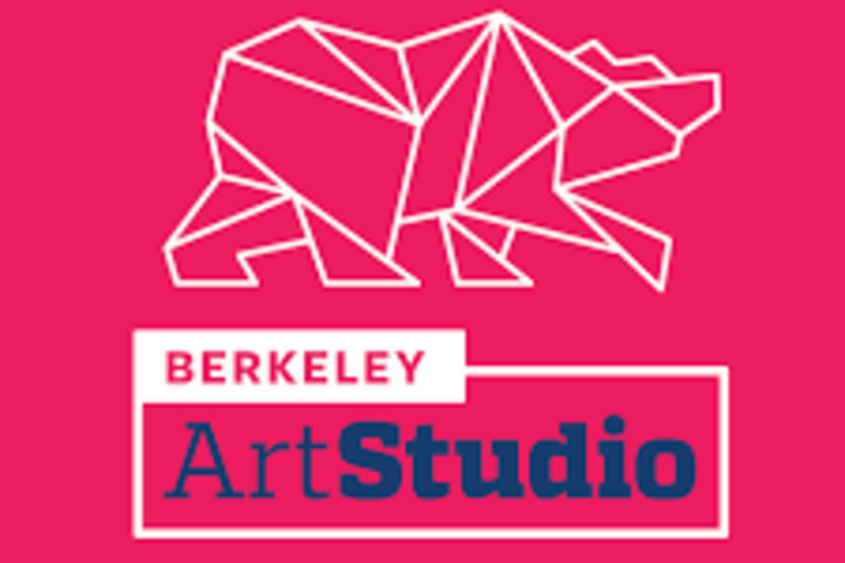Berkeley Art Studio logo - geometric shapes form a bear
