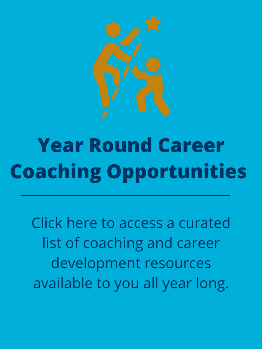 Year Round Career Coaching Opportunities
