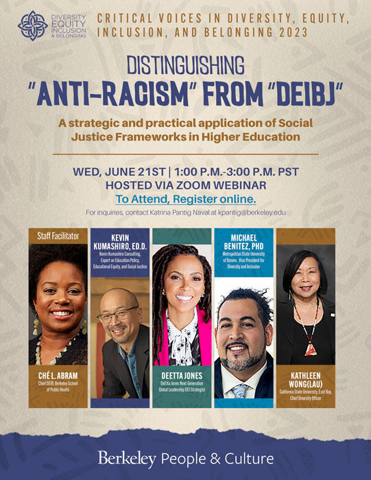 Distinguishing "Anti-Racism" from "DEIB" Flier