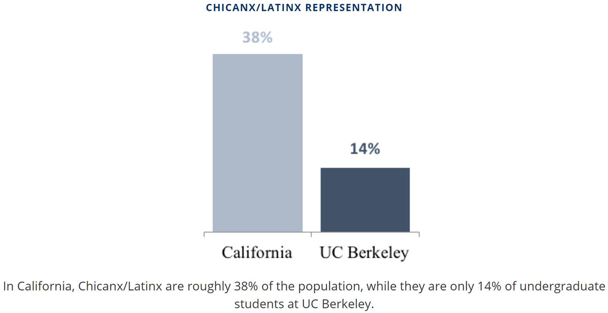Chicanx Latinx Representation graph