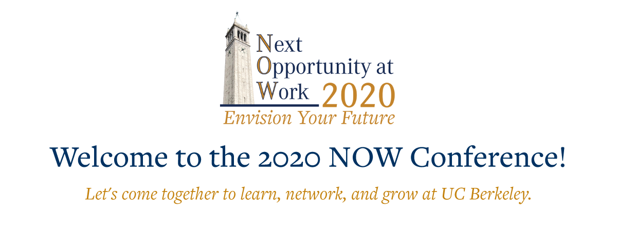 Welcome to the 2020 NOW Conference: Envision Your Future