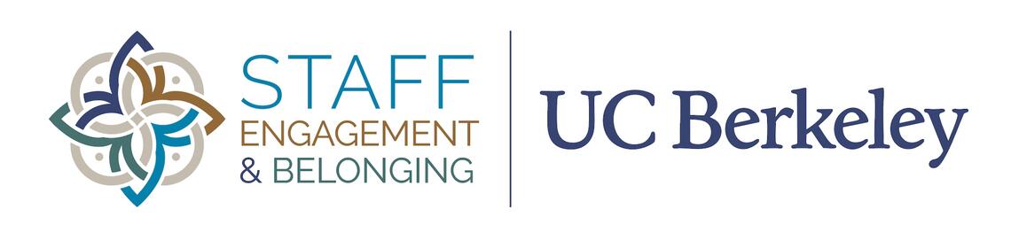 Staff Engagement & Belonging logo and UC Berkeley logo