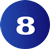 Number 8 button