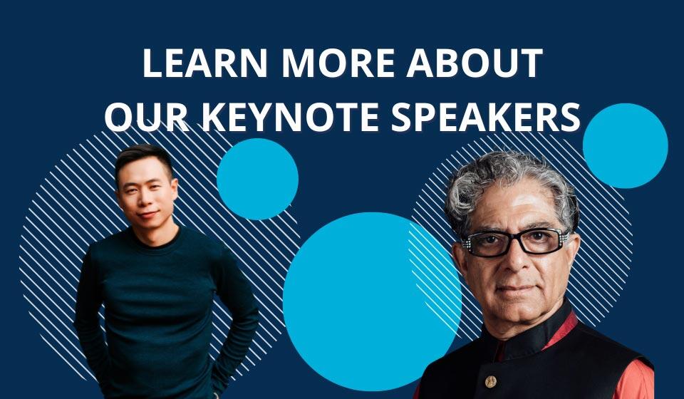 Learn more about our keynote speakers.